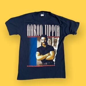Vintage 80s aaron tippin tee shirt medium usa